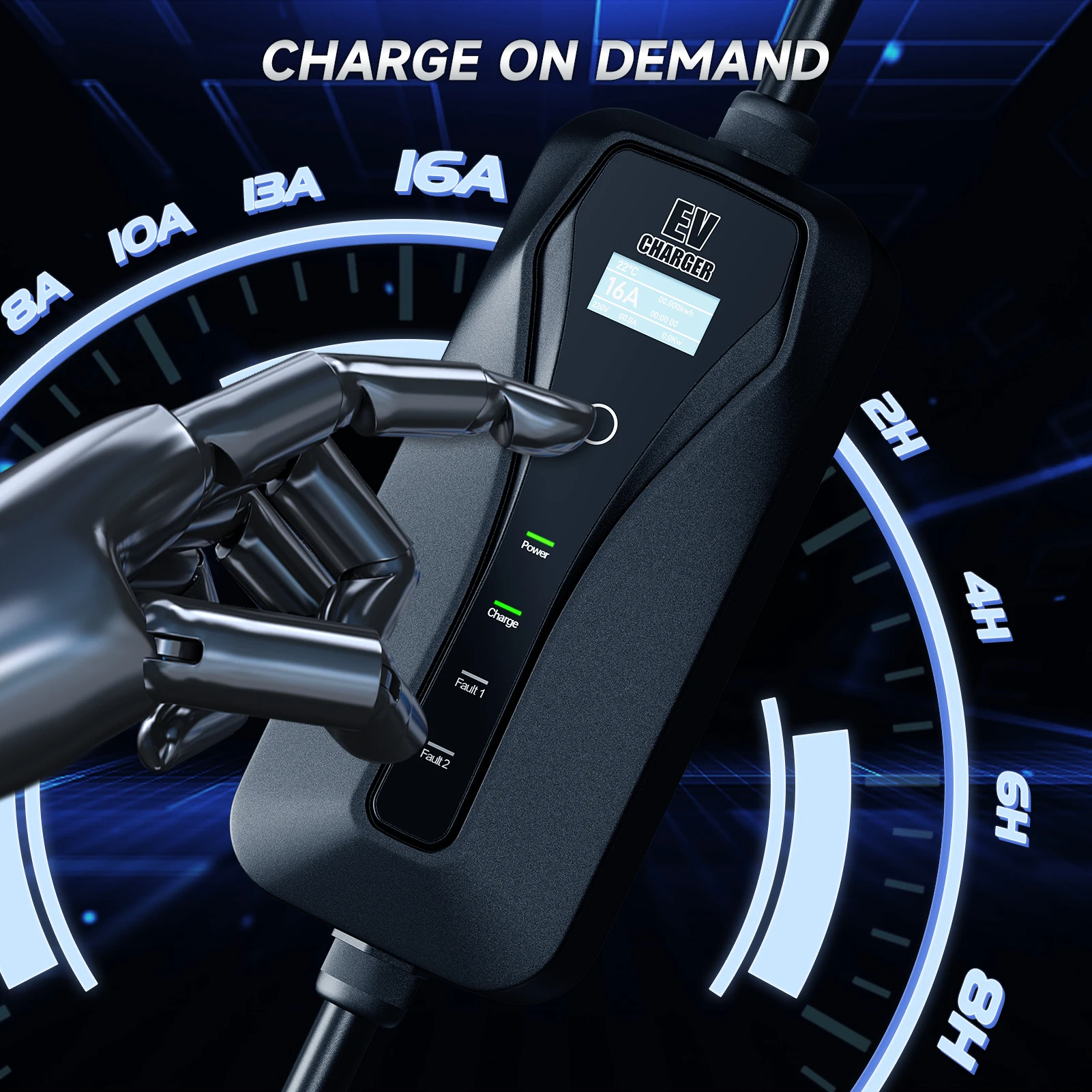 11KW 16A EV Charger Type 2 EVS - Type 2 Portable Ev Charger 11Kw Cee review and price