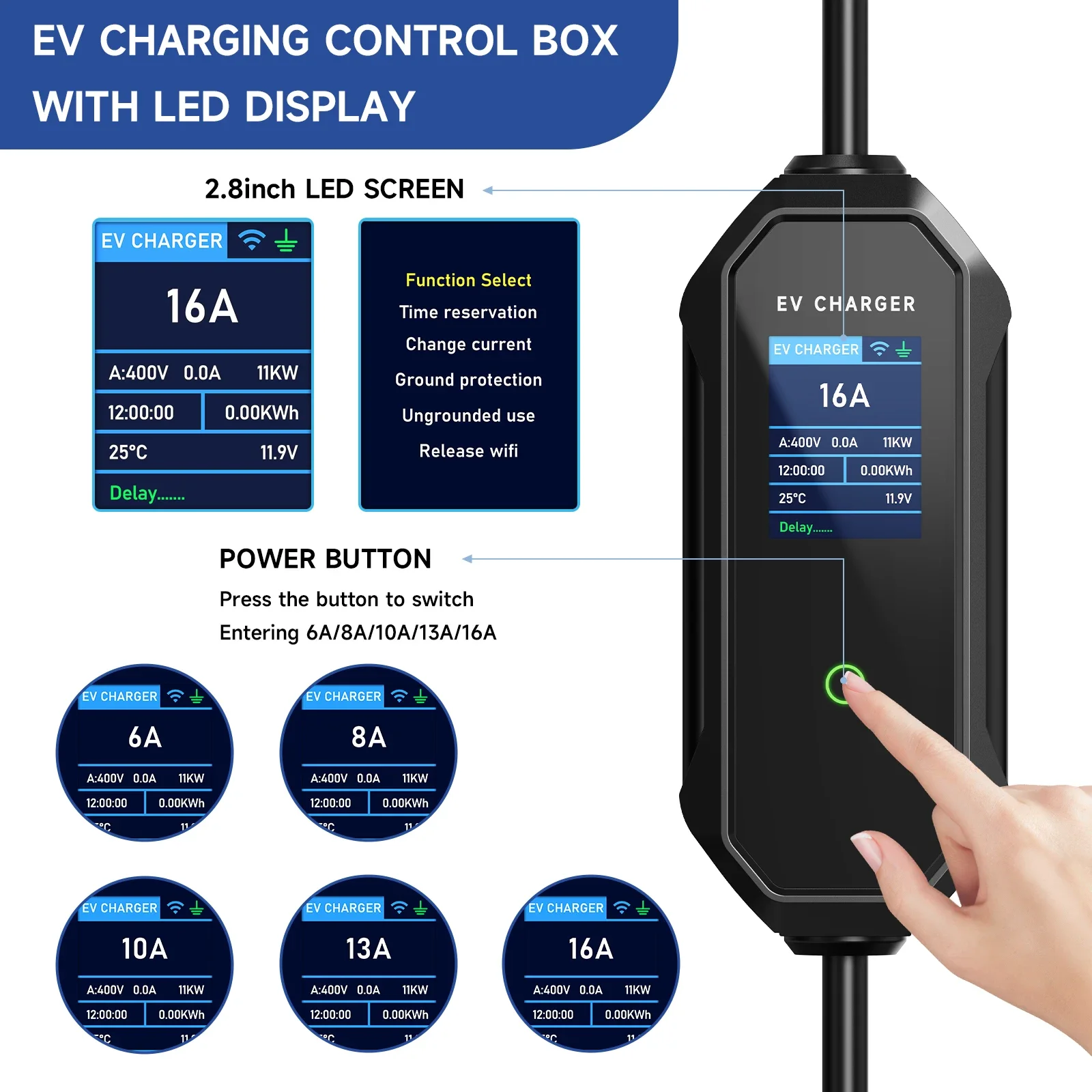 AFEEV Type 2 Portable EV Charg - Type 2 Portable Ev Charger 11Kw Cee review and price
